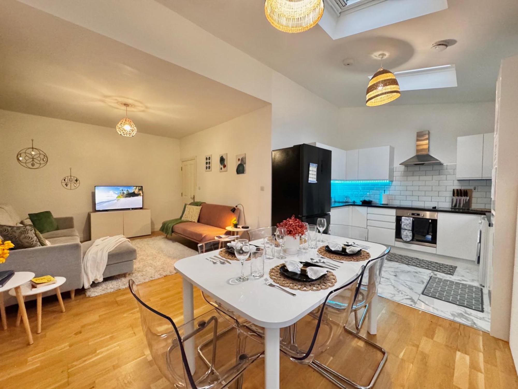 Modern 1-Bed Apt 30Min To Central London & Parking Luaran gambar