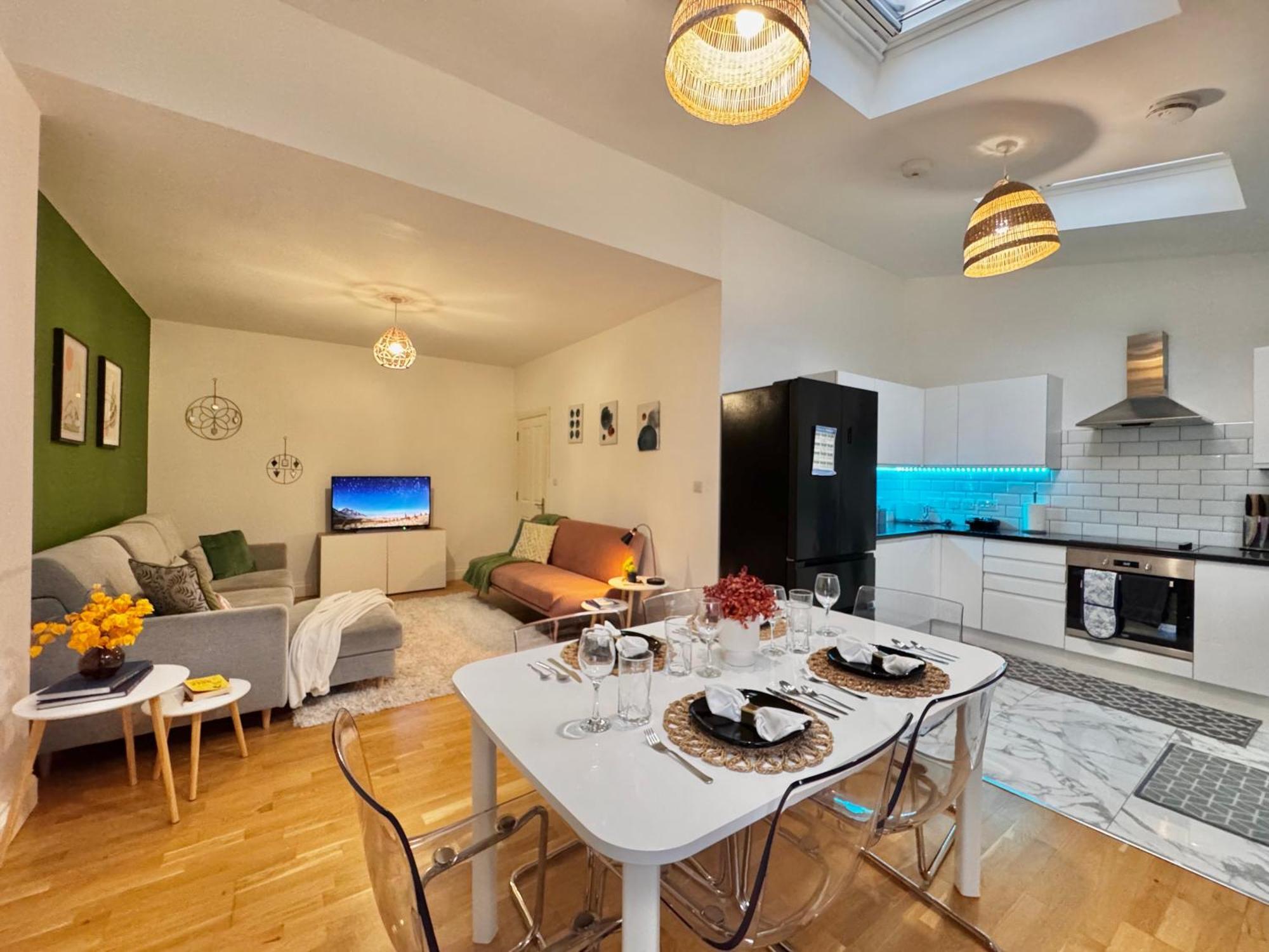 Modern 1-Bed Apt 30Min To Central London & Parking Luaran gambar